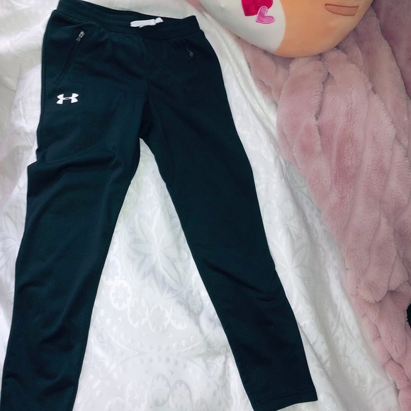 Under Armour Fitted Coldgear Pants - Youth Medium - Picture 2 of 5